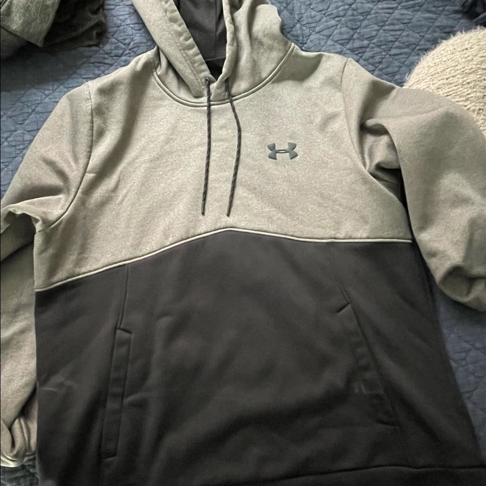 Black and grey hoodie